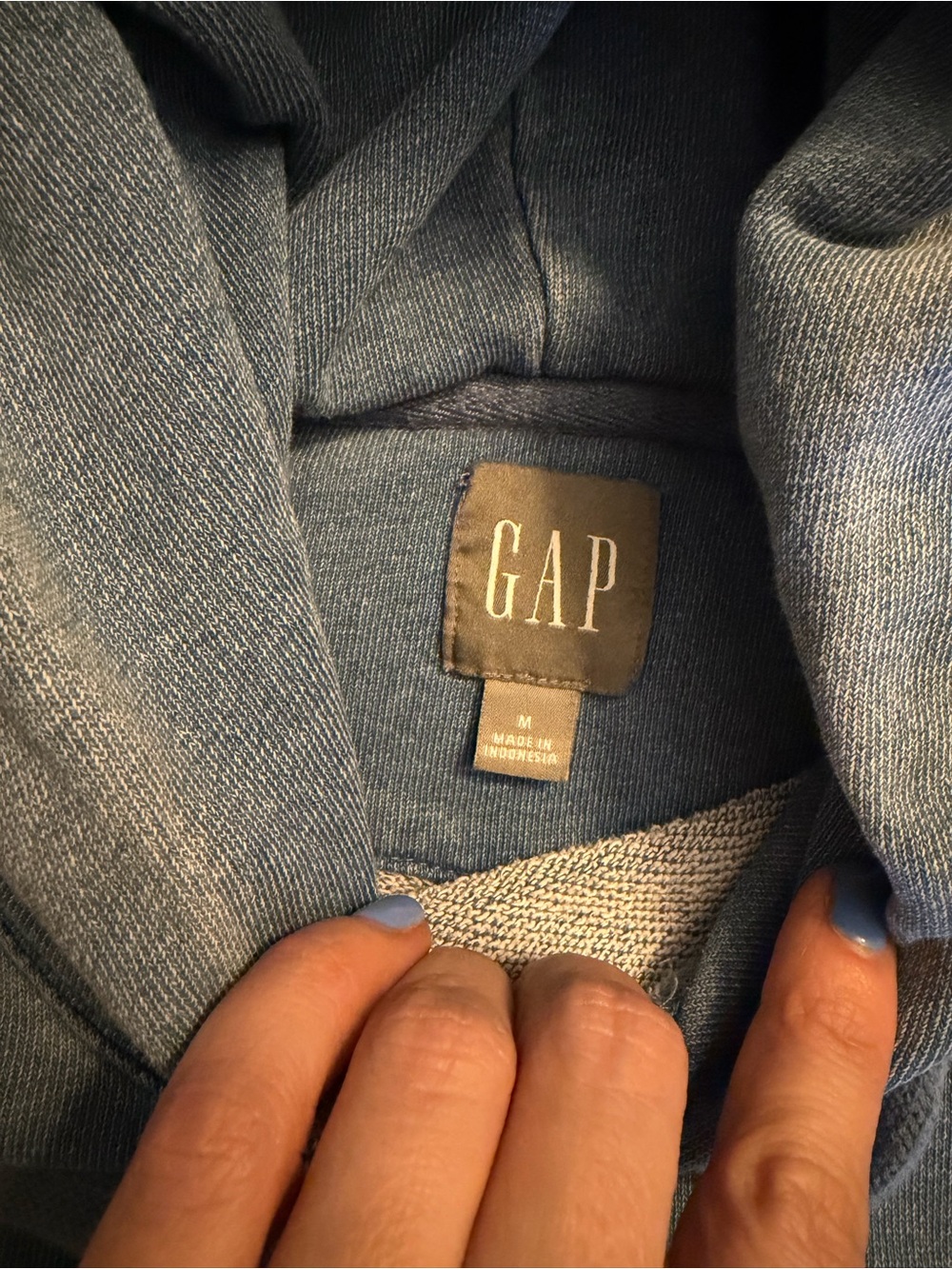 GAP Logo Jean Hoodie - Picture 2 of 4